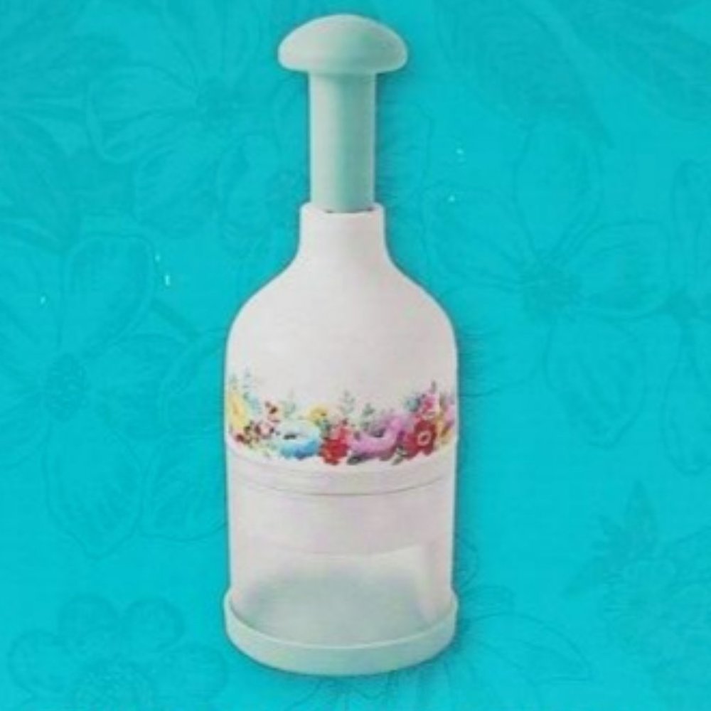 Pioneer Woman Sweet Romance Food Chopper Floral White Teal New